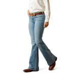 Picture of Ariat 10065886 Mid Rise Giovana Leg Slim Trouser Jeans