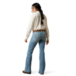 Picture of Ariat 10065886 Mid Rise Giovana Leg Slim Trouser Jeans