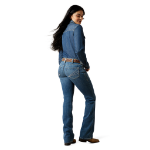 Picture of Ariat 10065887 Mid Rise Aisha Boot Cut Jean