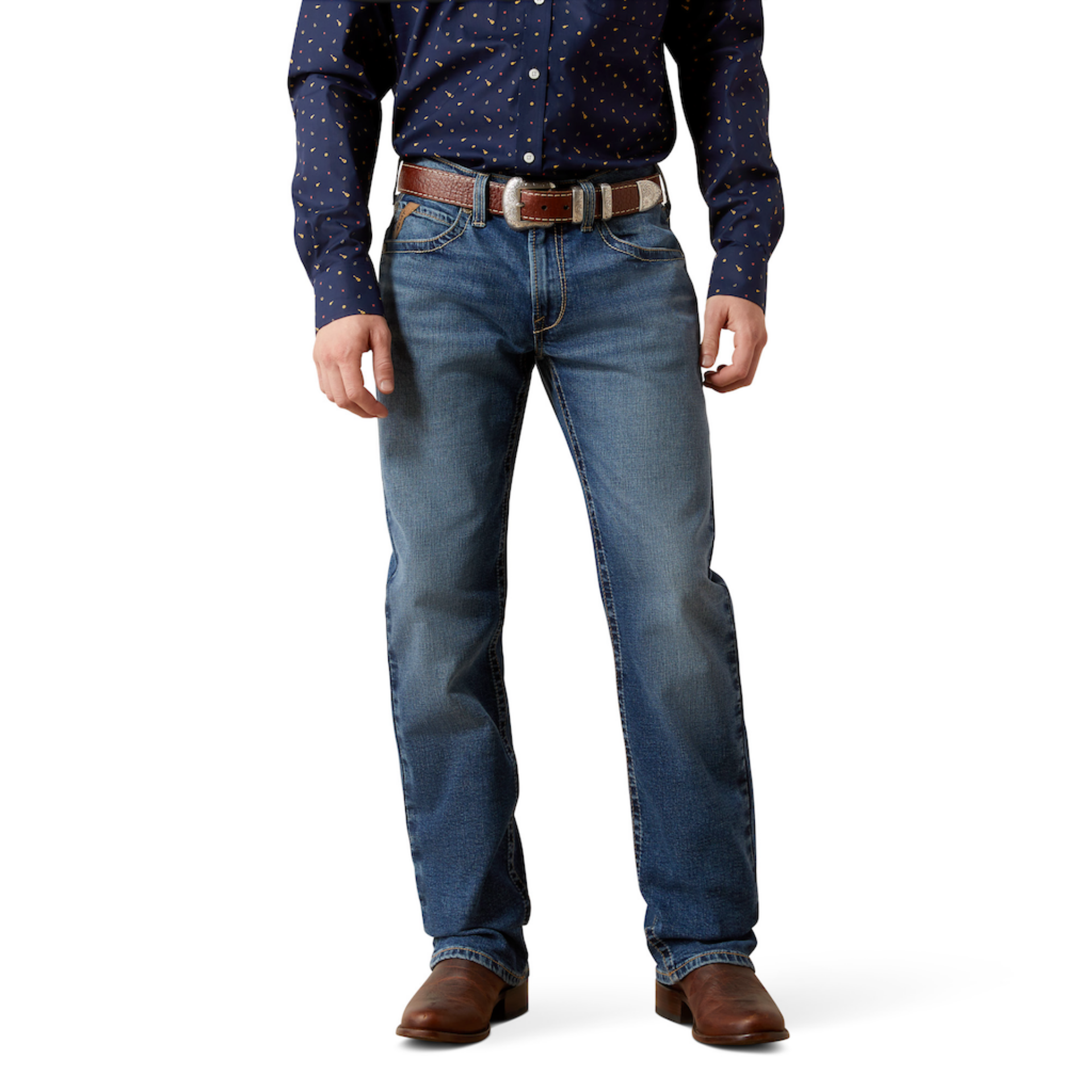 Picture of Ariat 10065925 M5 Straight Calico Straight Leg Jean