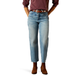 Picture of Ariat 10065935 Ultra High Rise Cheyenne Yoke Tomboy Straight Leg Jean