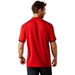 Picture of Ariat 10054971 Bandera Team 1/4 Zip Polo