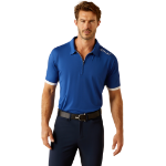 Picture of Ariat 10054973 Bandera Team 1/4 Zip Polo