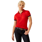 Picture of Ariat 10058542 Bandera Team 1/4 Zip Polo