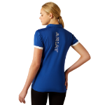 Picture of Ariat 10058543 Bandera Team 1/4 Zip Polo