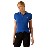 Picture of Ariat 10058543 Bandera Team 1/4 Zip Polo