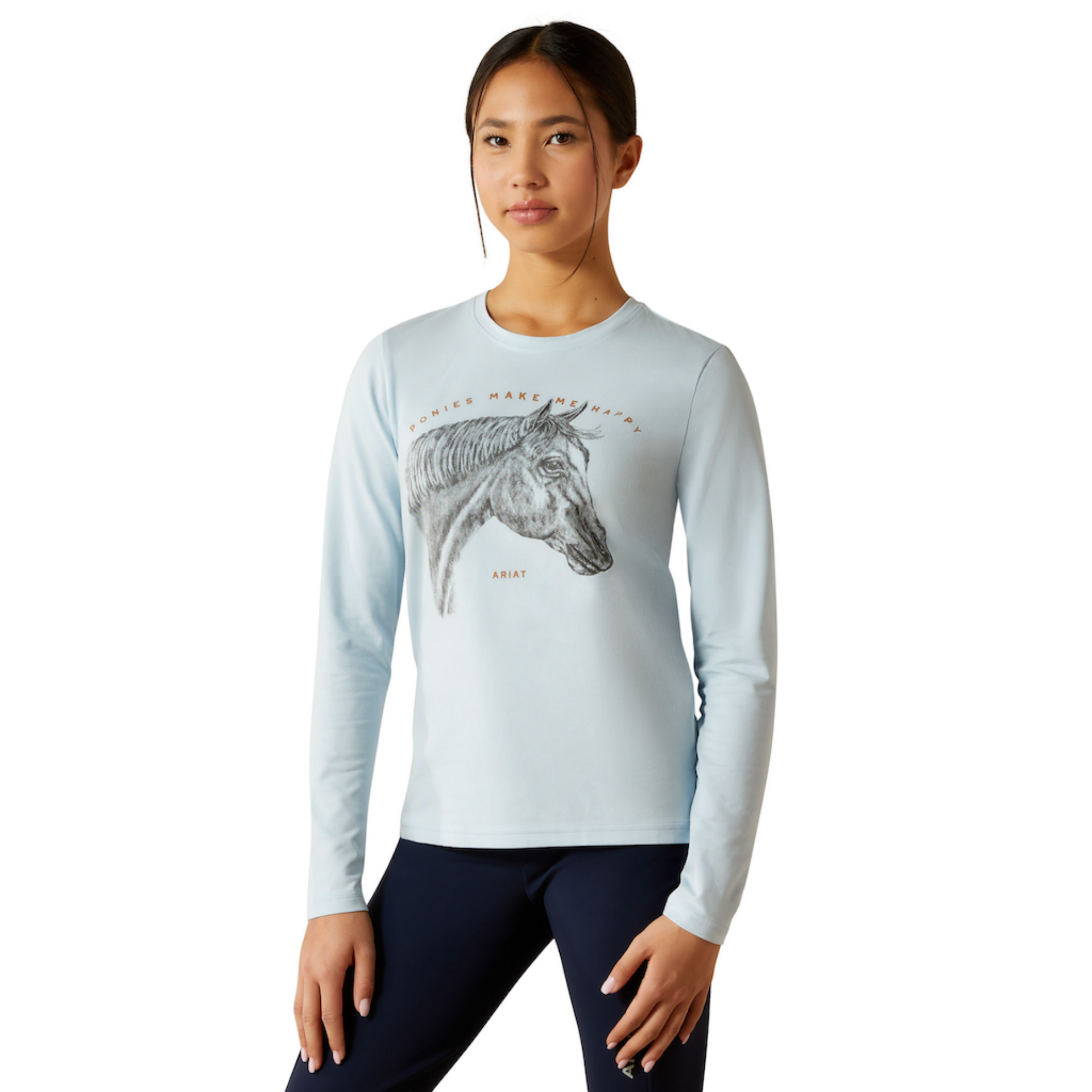 Picture of Ariat 10062566 Happy T-Shirt