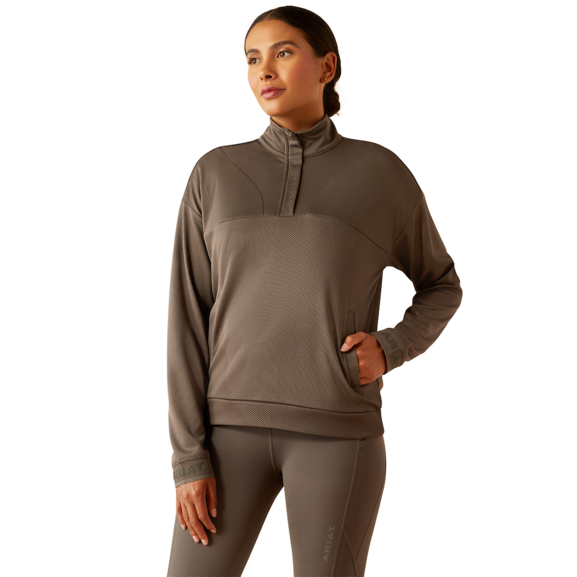 Picture of Ariat 10054886 Breathe 1/2 Zip Sweatshirt