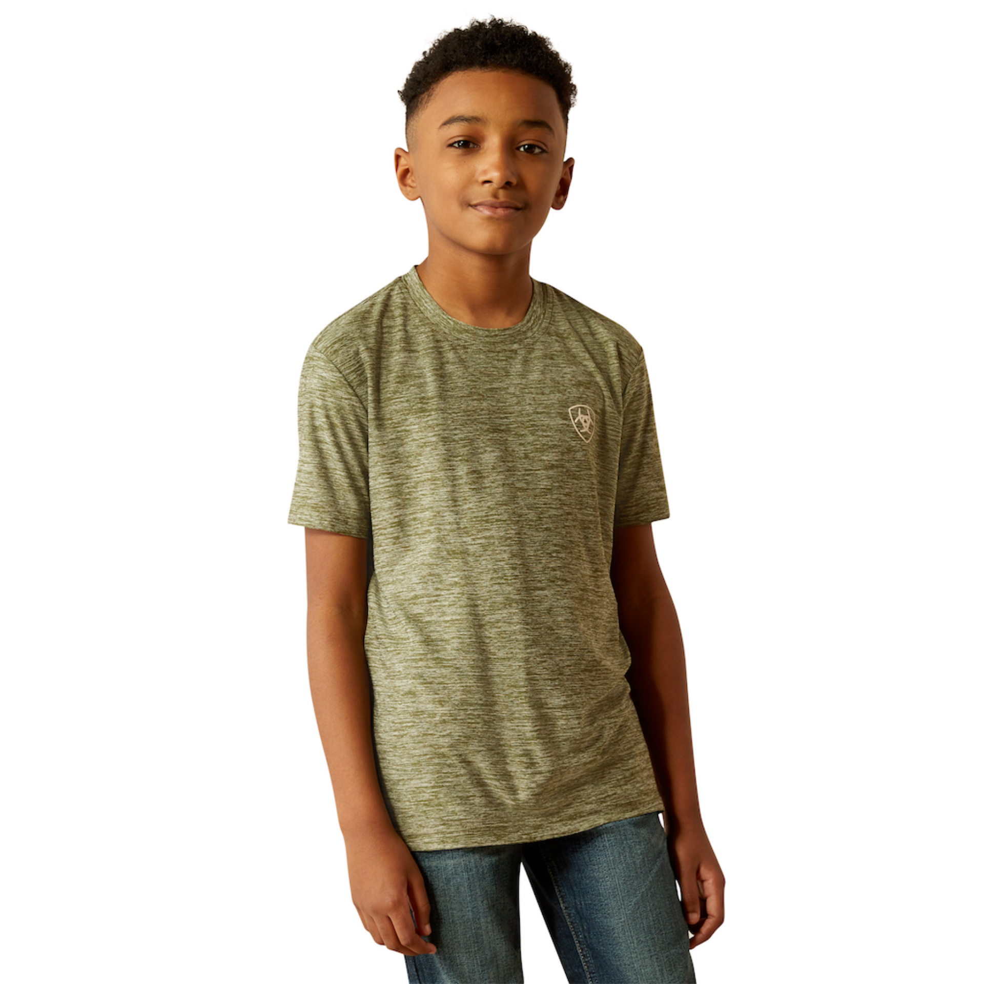 Picture of Ariat 10054755 Tree Bark Camo Charger T-Shirt