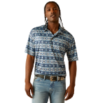 Picture of Ariat 10054909 Charger 2.0 Printed Polo
