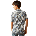 Picture of Ariat 10058770 All Over Print Polo