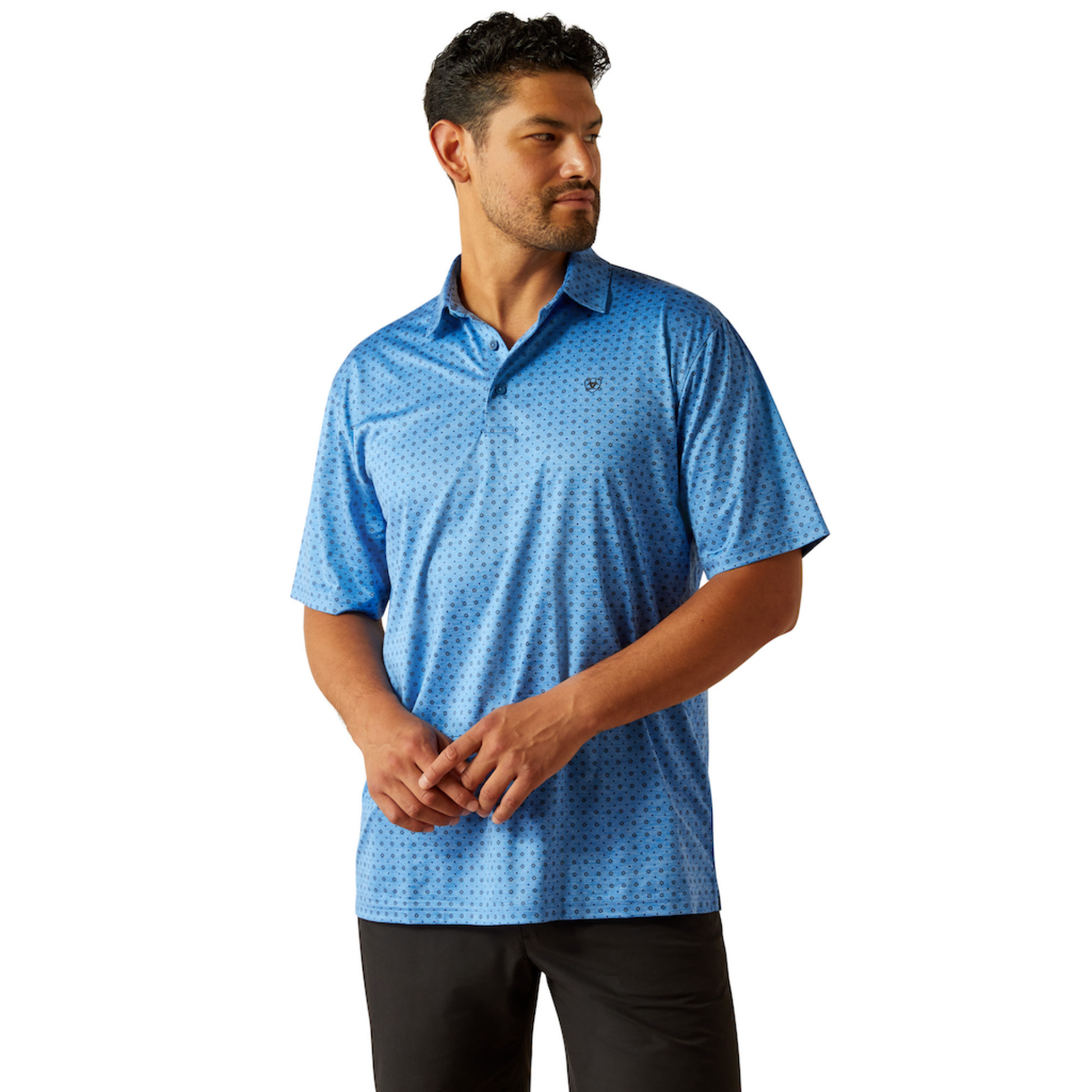 Picture of Ariat 10058848 Charger 2.0 Printed Polo