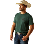 Picture of Ariat 10058890 Ariat Rustic Wood Flag T-Shirt
