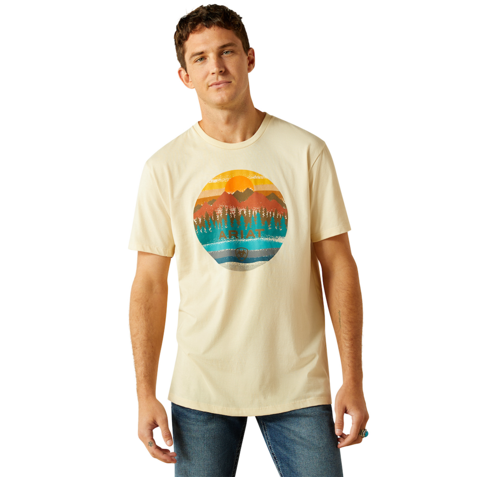 Picture of Ariat 10058893 Ariat Grit Scene T-Shirt