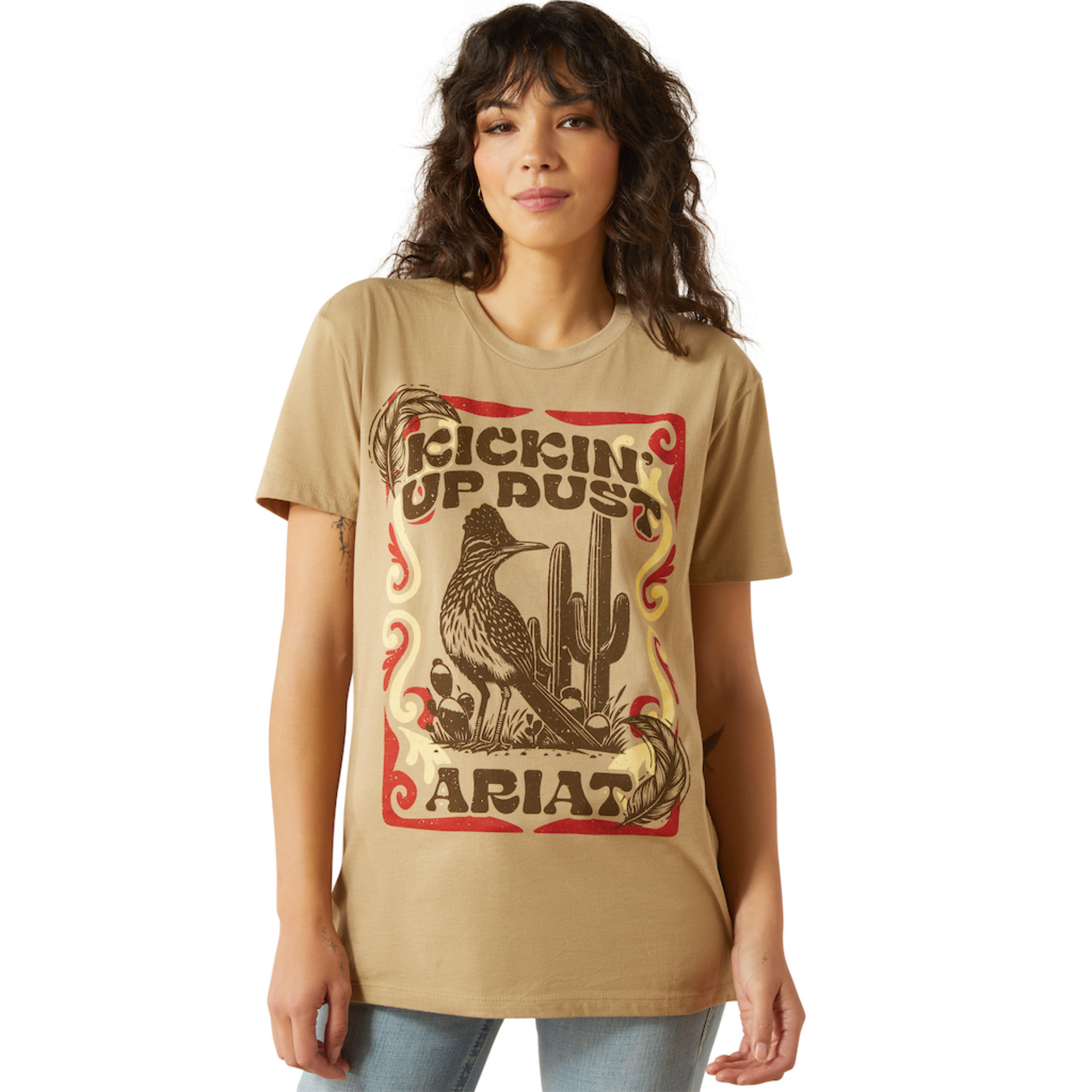 Picture of Ariat 10062348 Ariat Kickin Up Dust T-Shirt