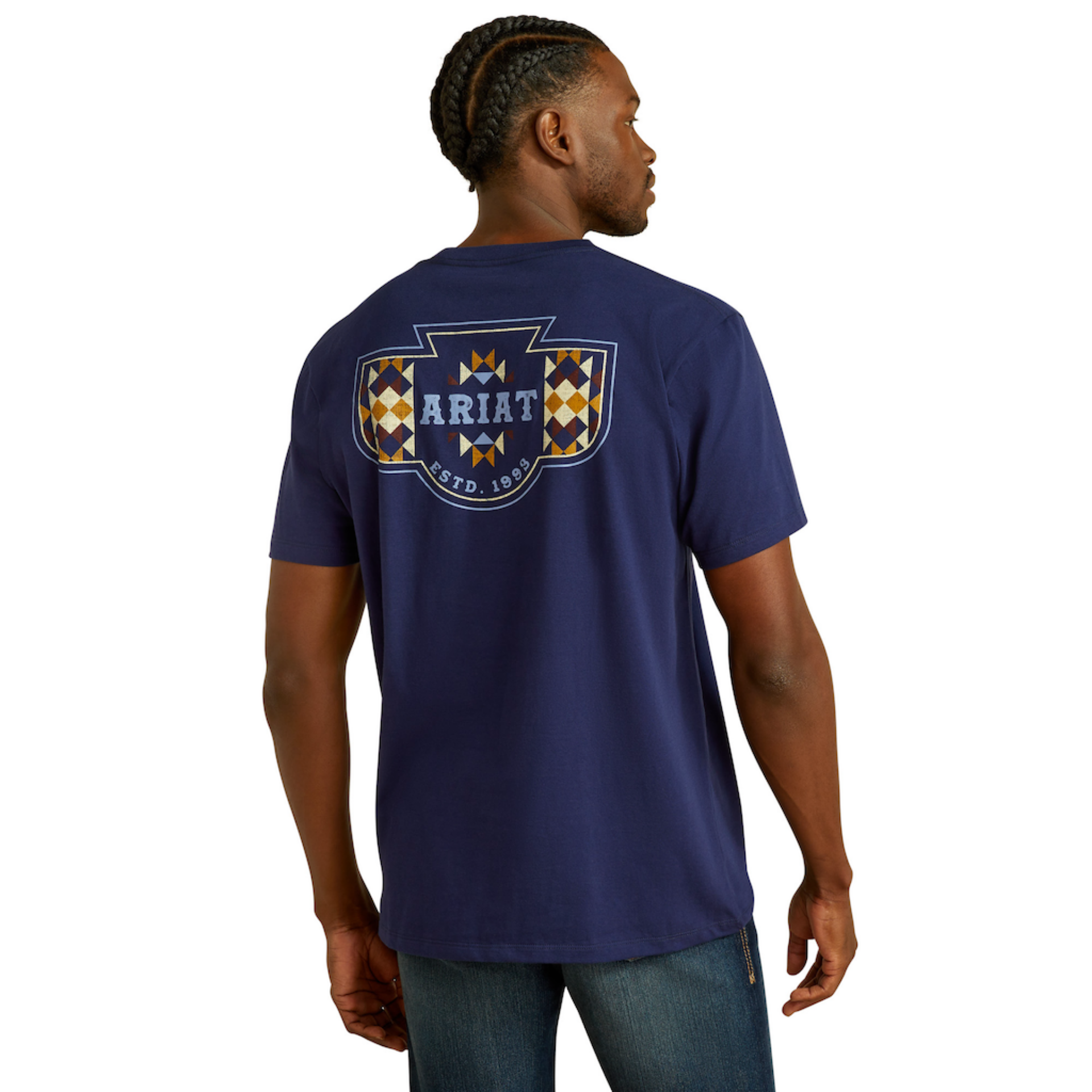 Picture of Ariat 10062418 Ariat Woven West T-Shirt