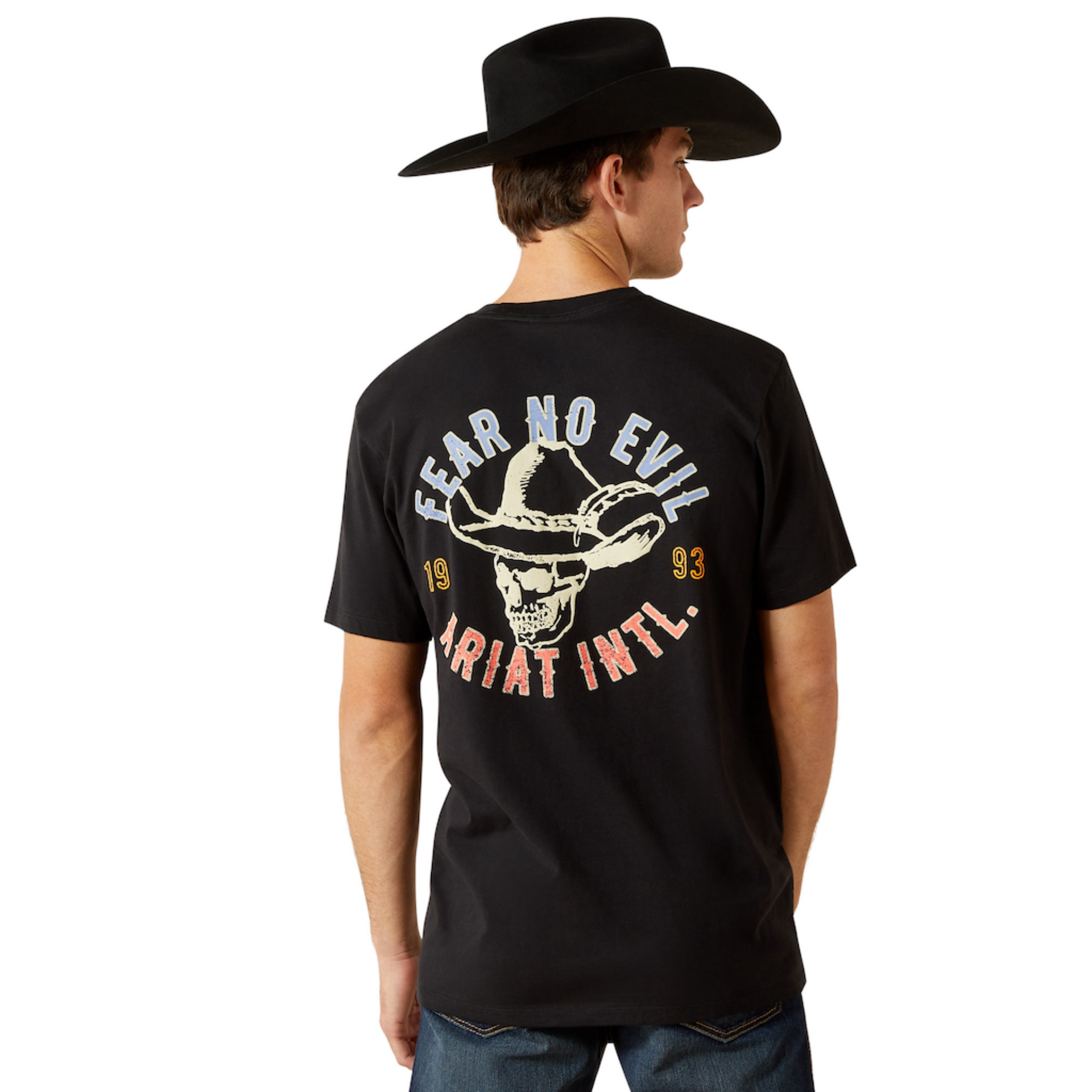 Picture of Ariat 10062423 Ariat Stitched Skull T-Shirt