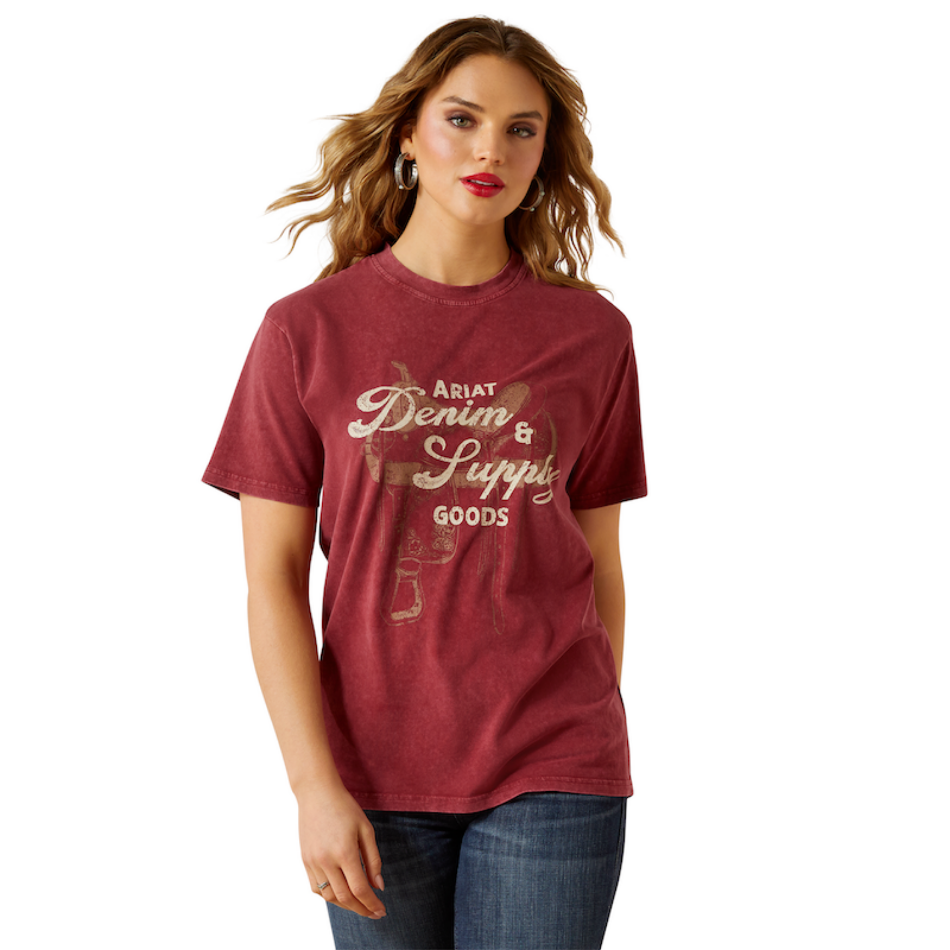Picture of Ariat 10062804 Denim & Supply T-Shirt