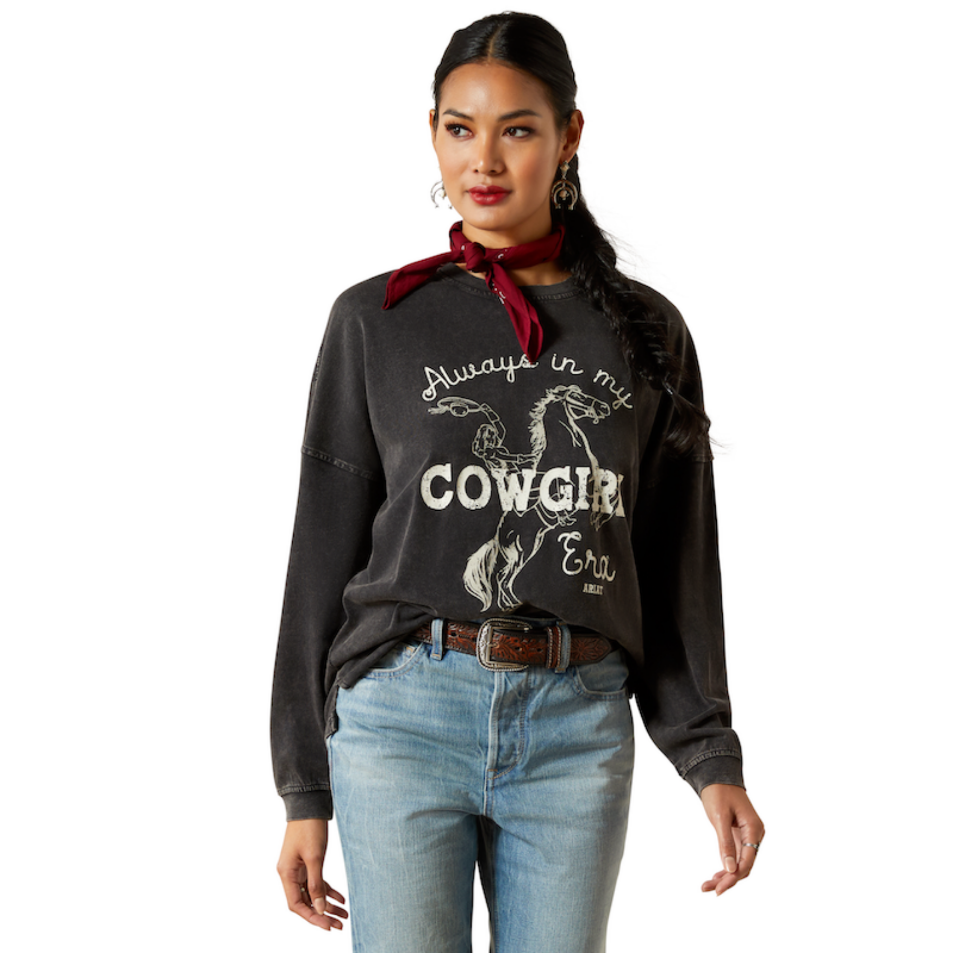 Picture of Ariat 10062838 Canvas Oversized T-Shirt