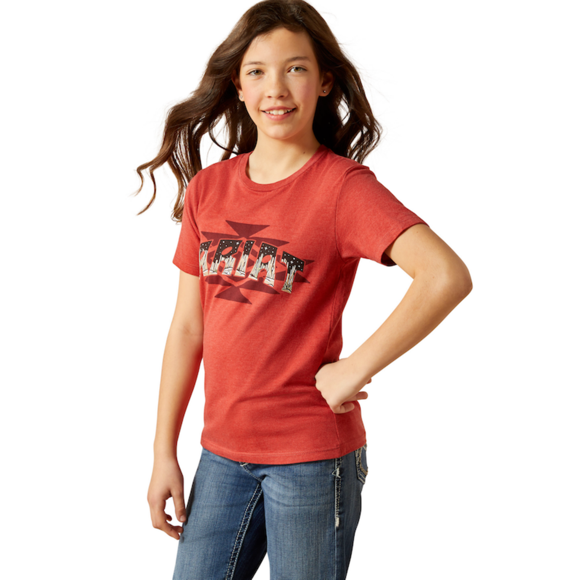 Picture of Ariat 10063751 Ariat SW Logo Landscape T-Shirt