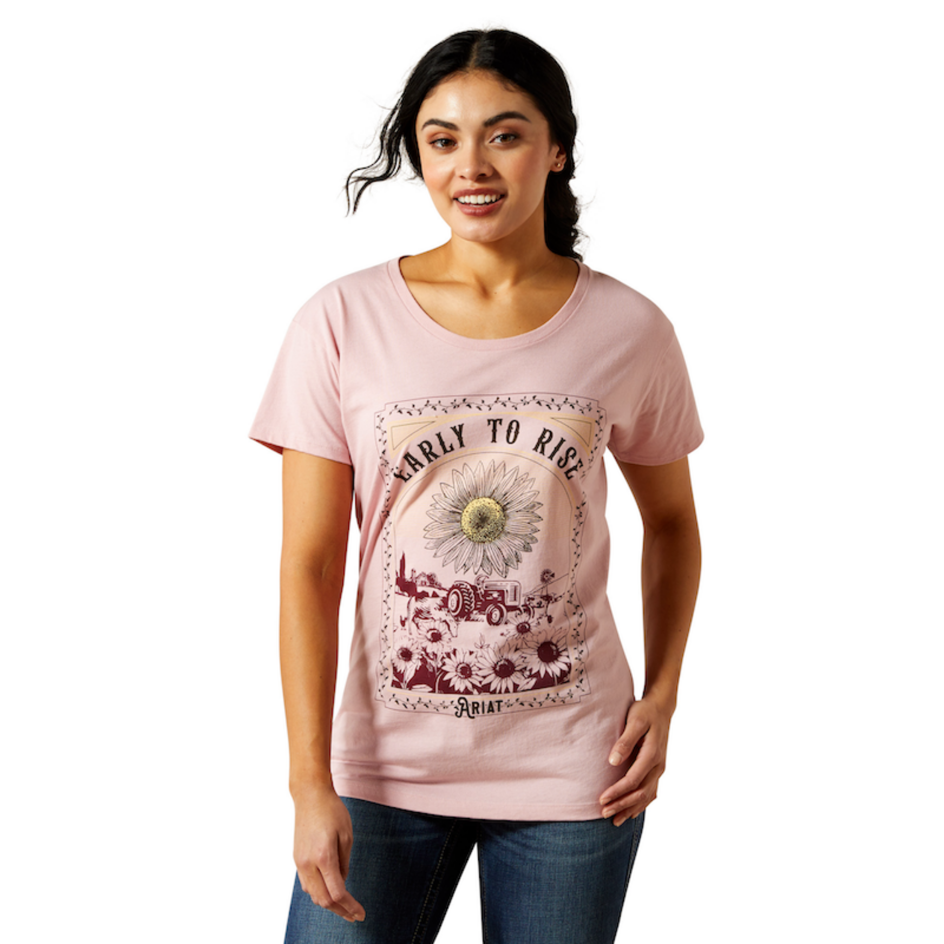 Picture of Ariat 10063754 Ariat Early to Rise T-Shirt
