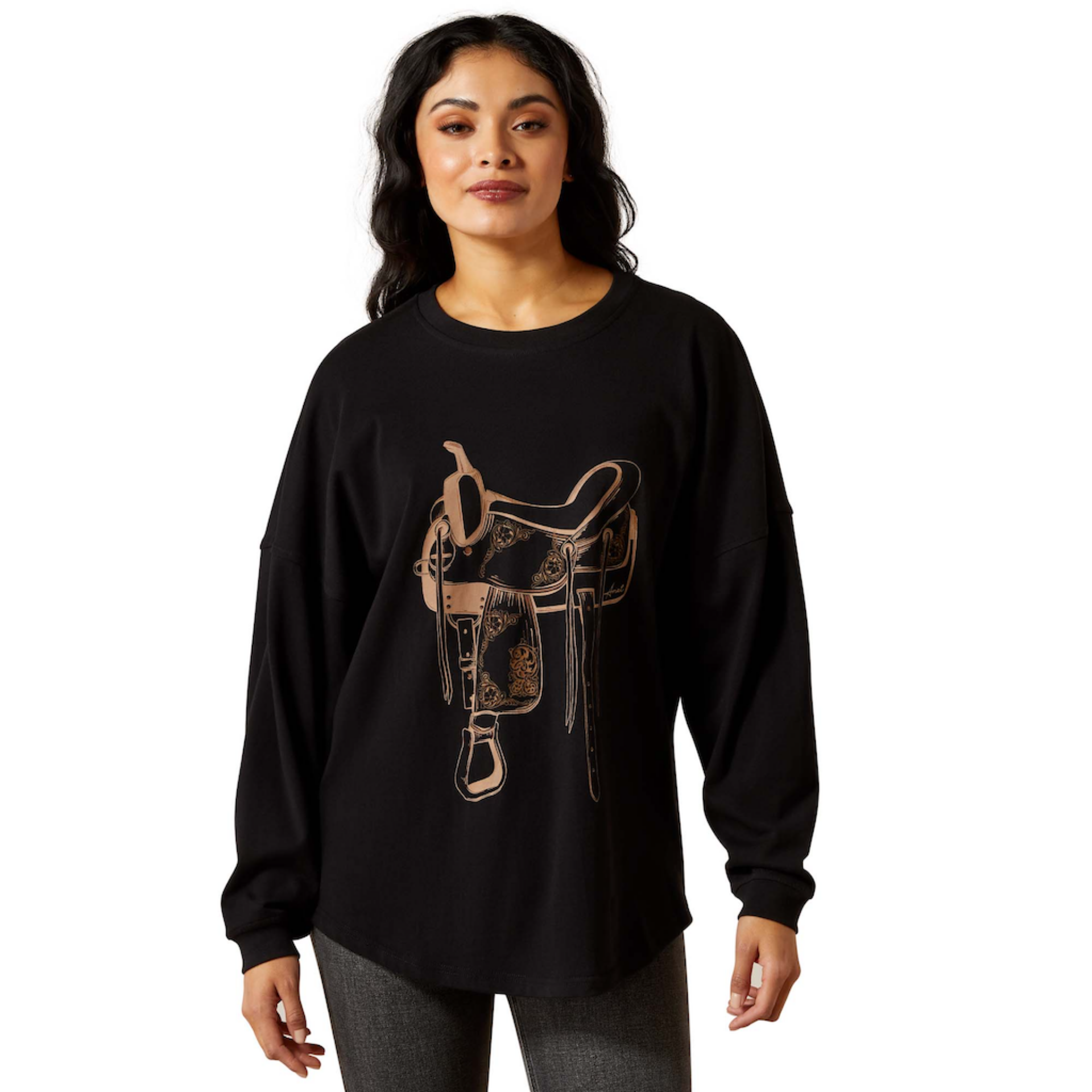 Picture of Ariat 10065867 Canvas Oversized T-Shirt