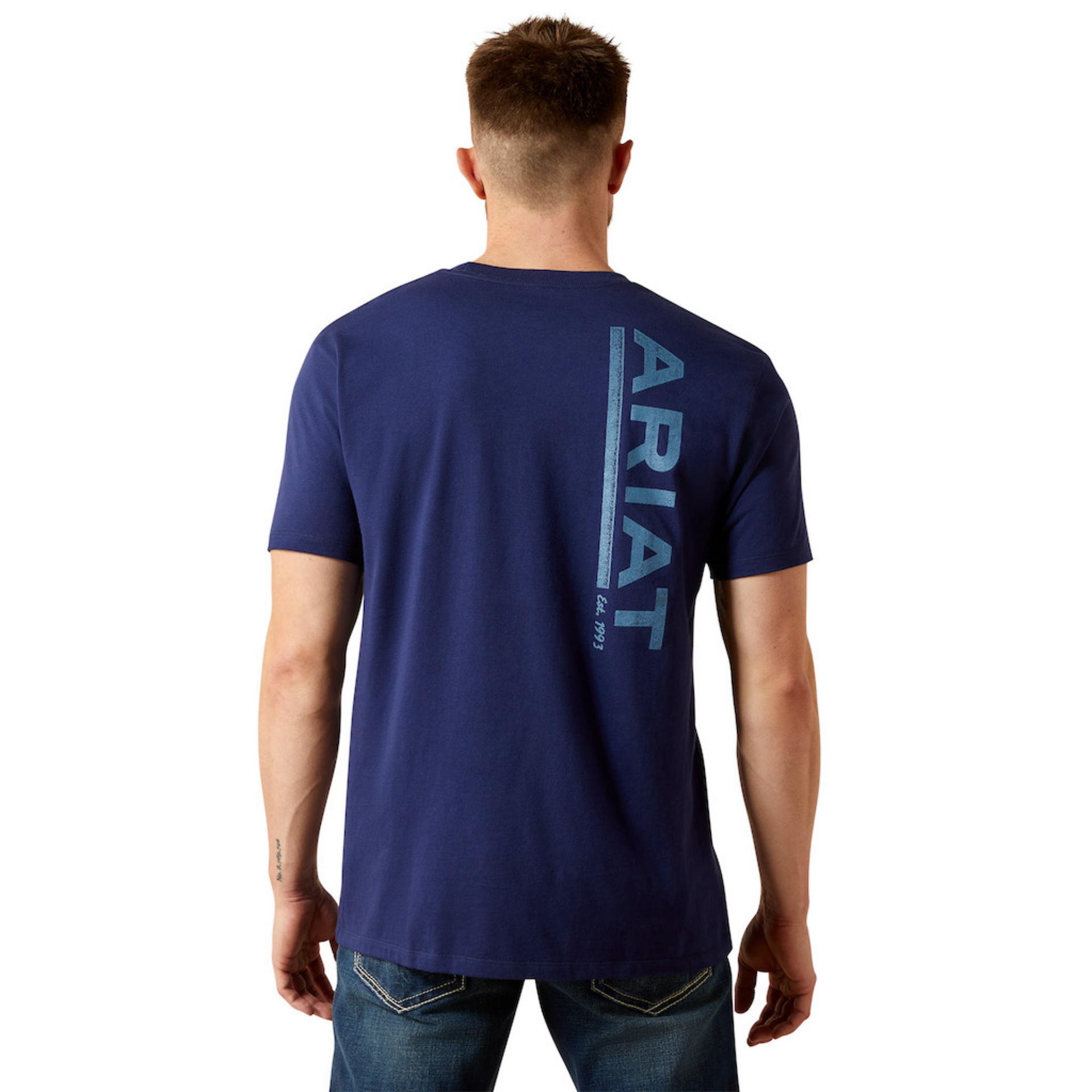 Picture of Ariat 10065905 Ariat New Vertical Logo T-Shirt