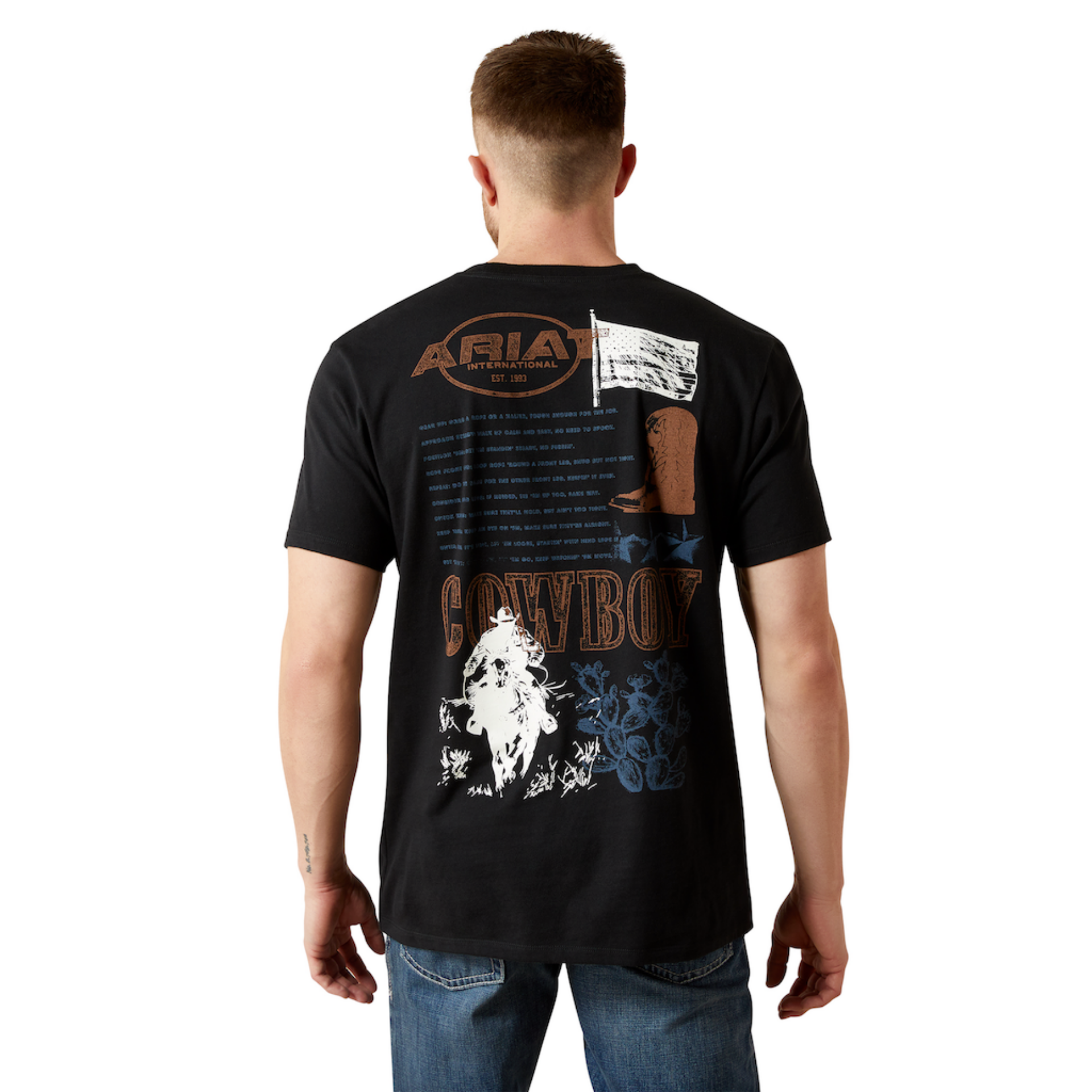 Picture of Ariat 10065936 Ariat Maximal Collage T-Shirt