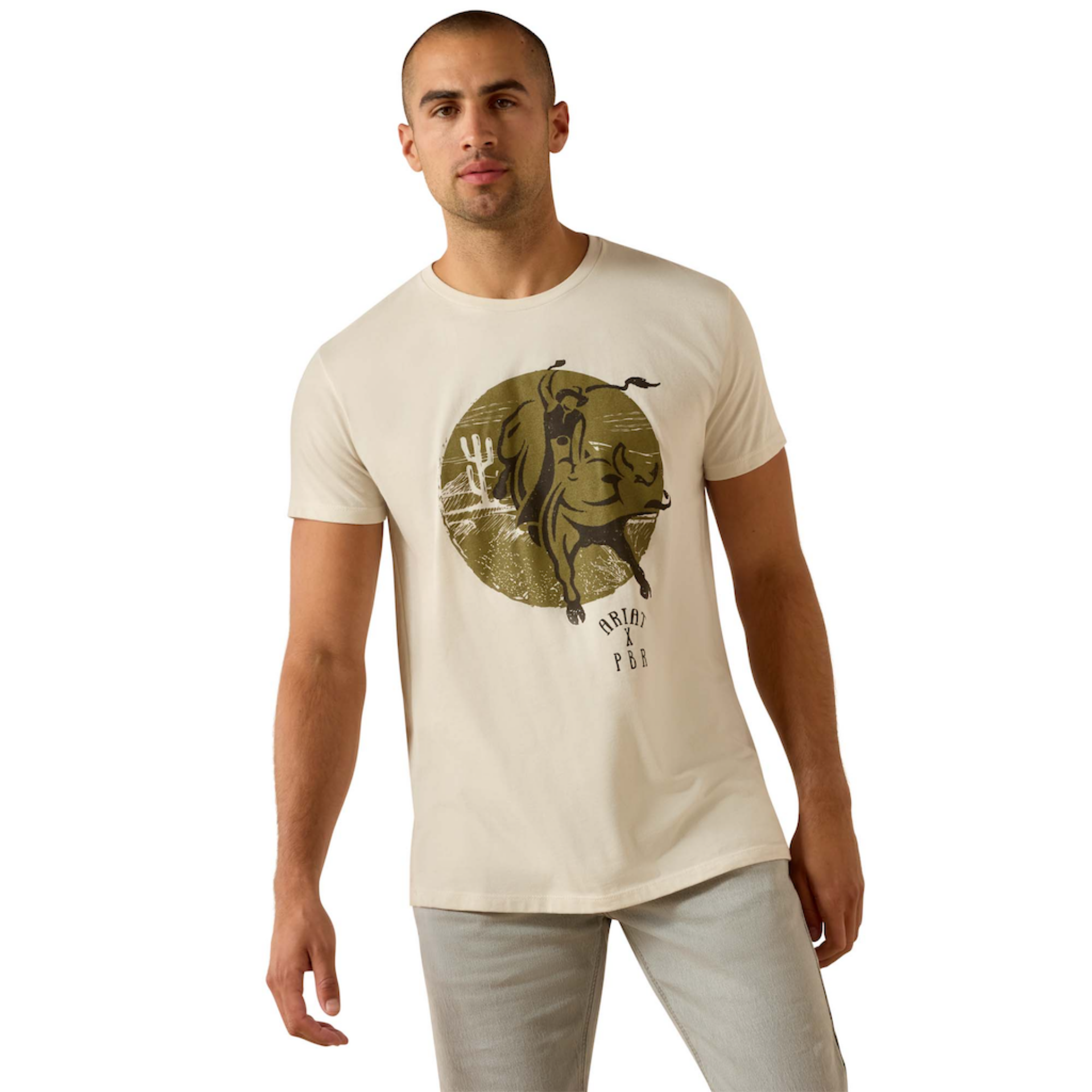 Picture of Ariat 10072362 No Guts No Glory PBR T-Shirt