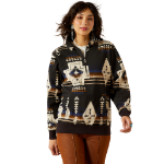 Picture of Ariat 10062399 Sienna 1/2 Zip Sweatshirt