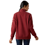 Picture of Ariat 10062616 Foundation Logo 1/2 Zip Sweatshirt