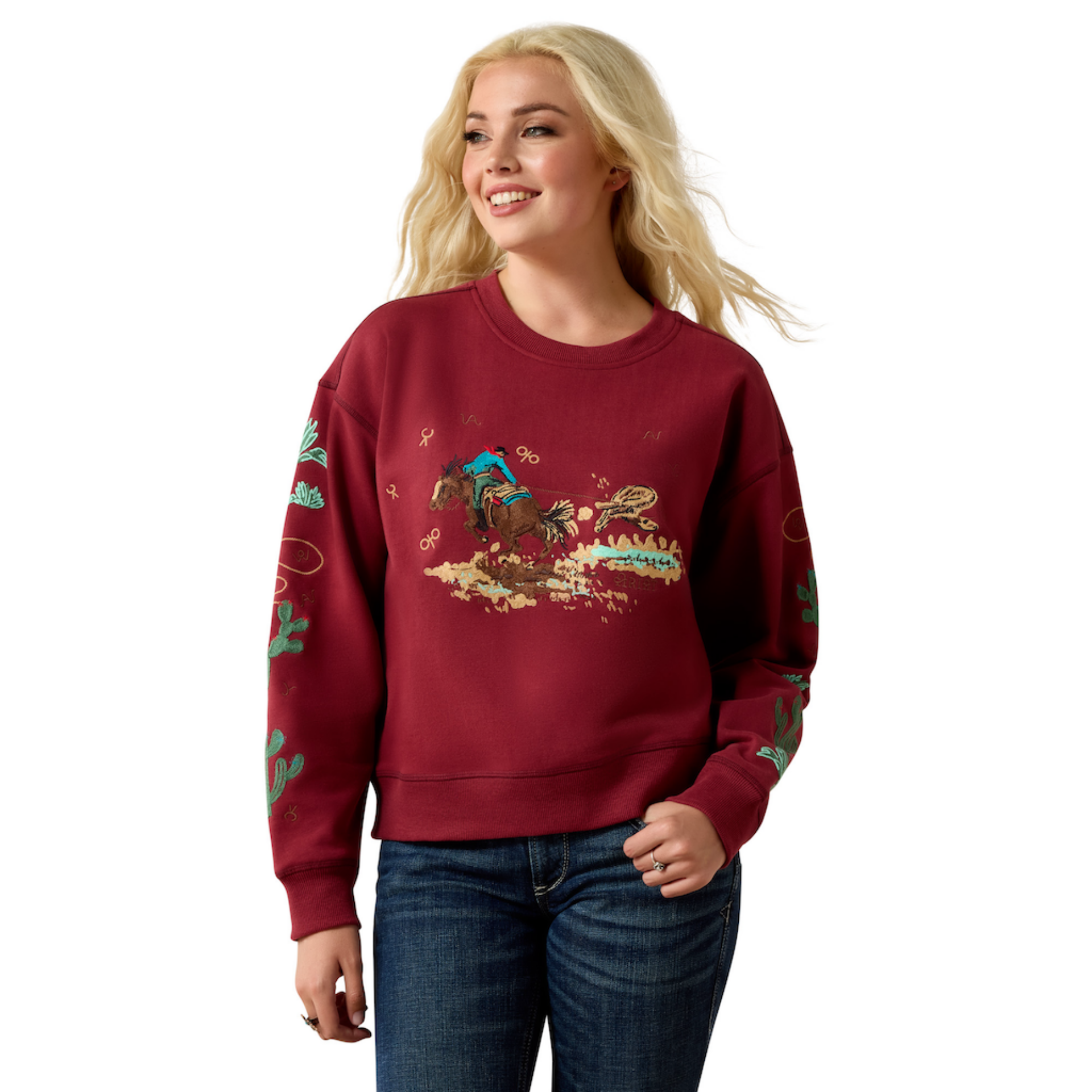 Picture of Ariat 10070726 Riata Sweatshirt