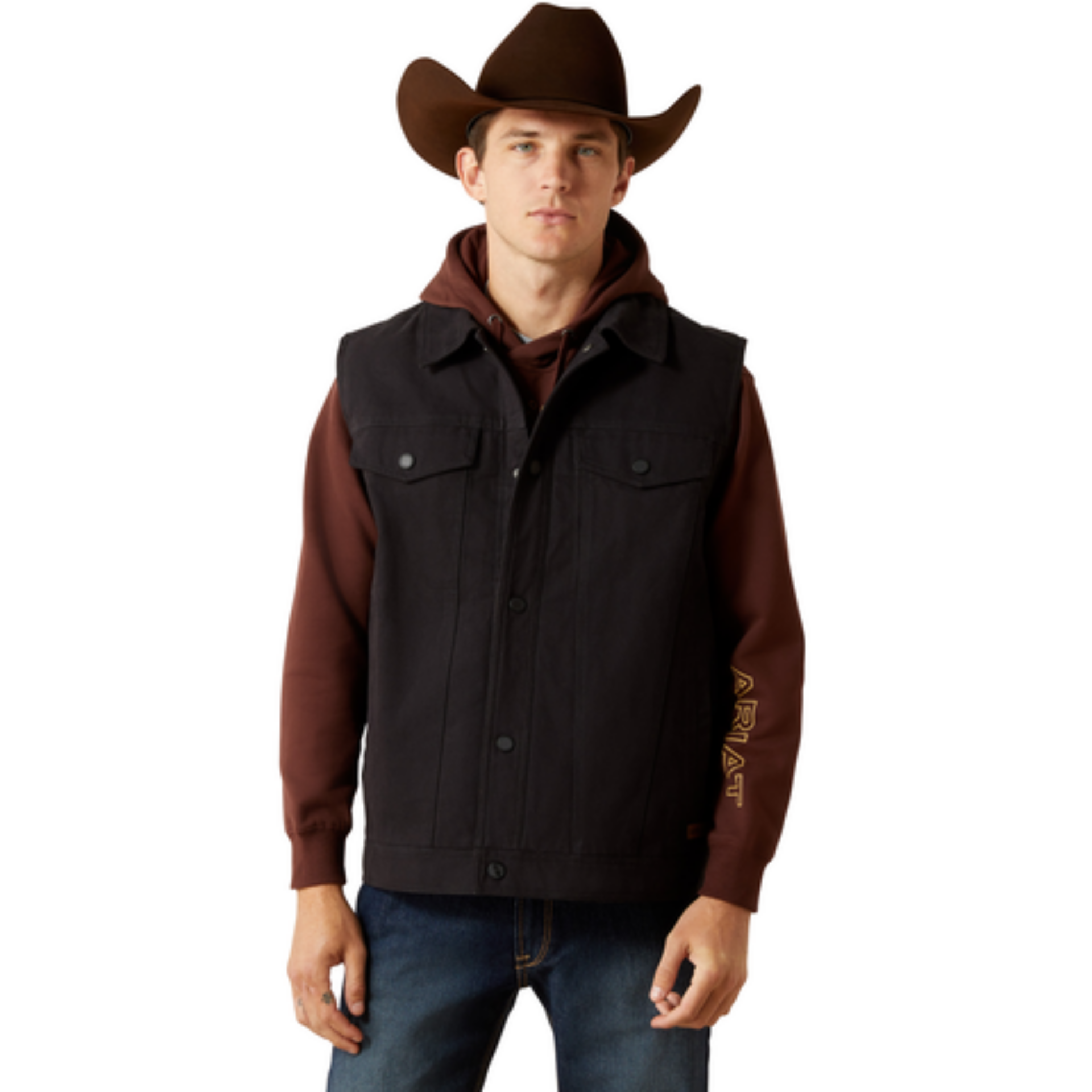 Picture of Ariat 10062436 Canvas Rancher Vest