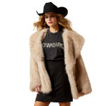 Picture of Ariat 10065966 Faux Fur Coat