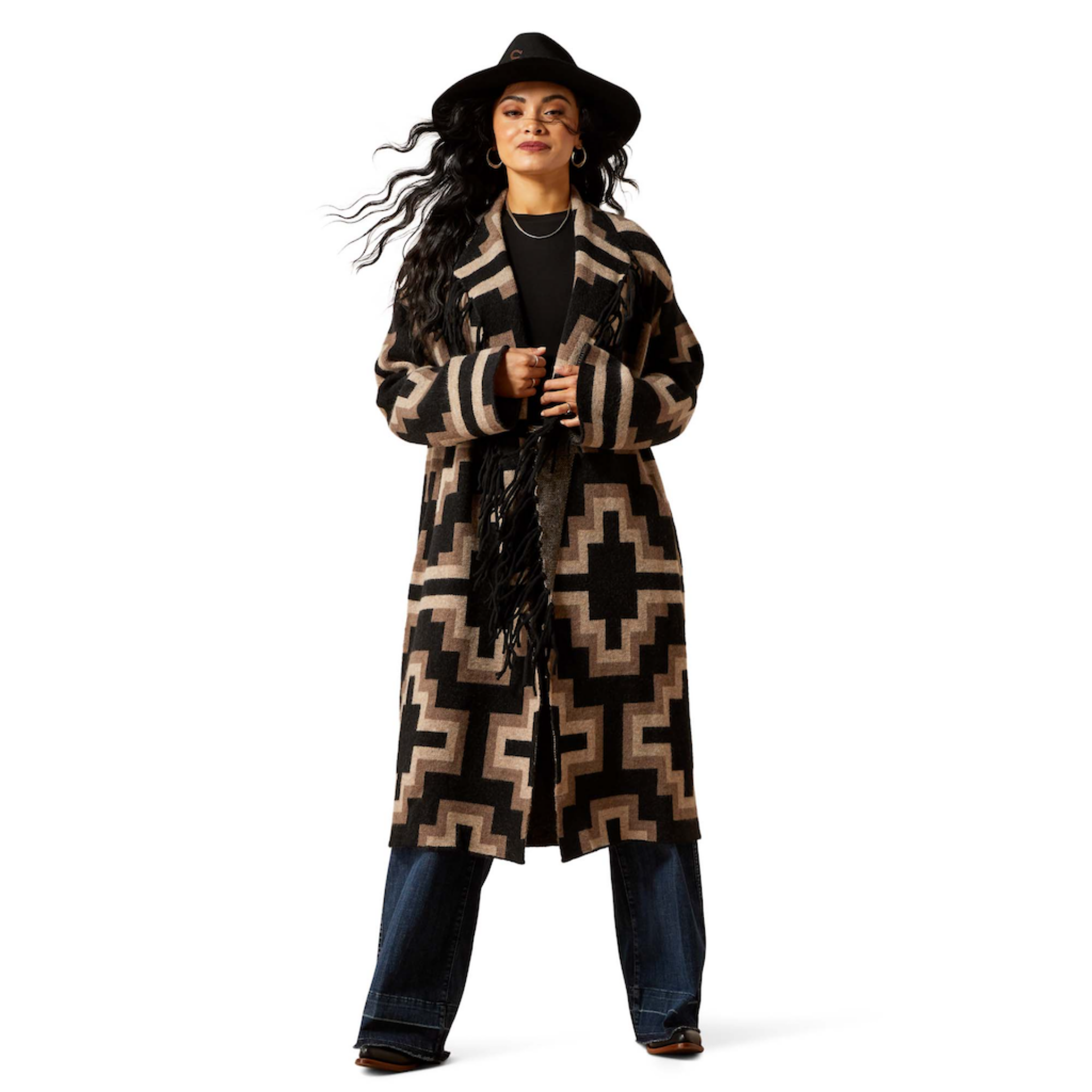 Picture of Ariat 10065949 Barrel Sweater Coat