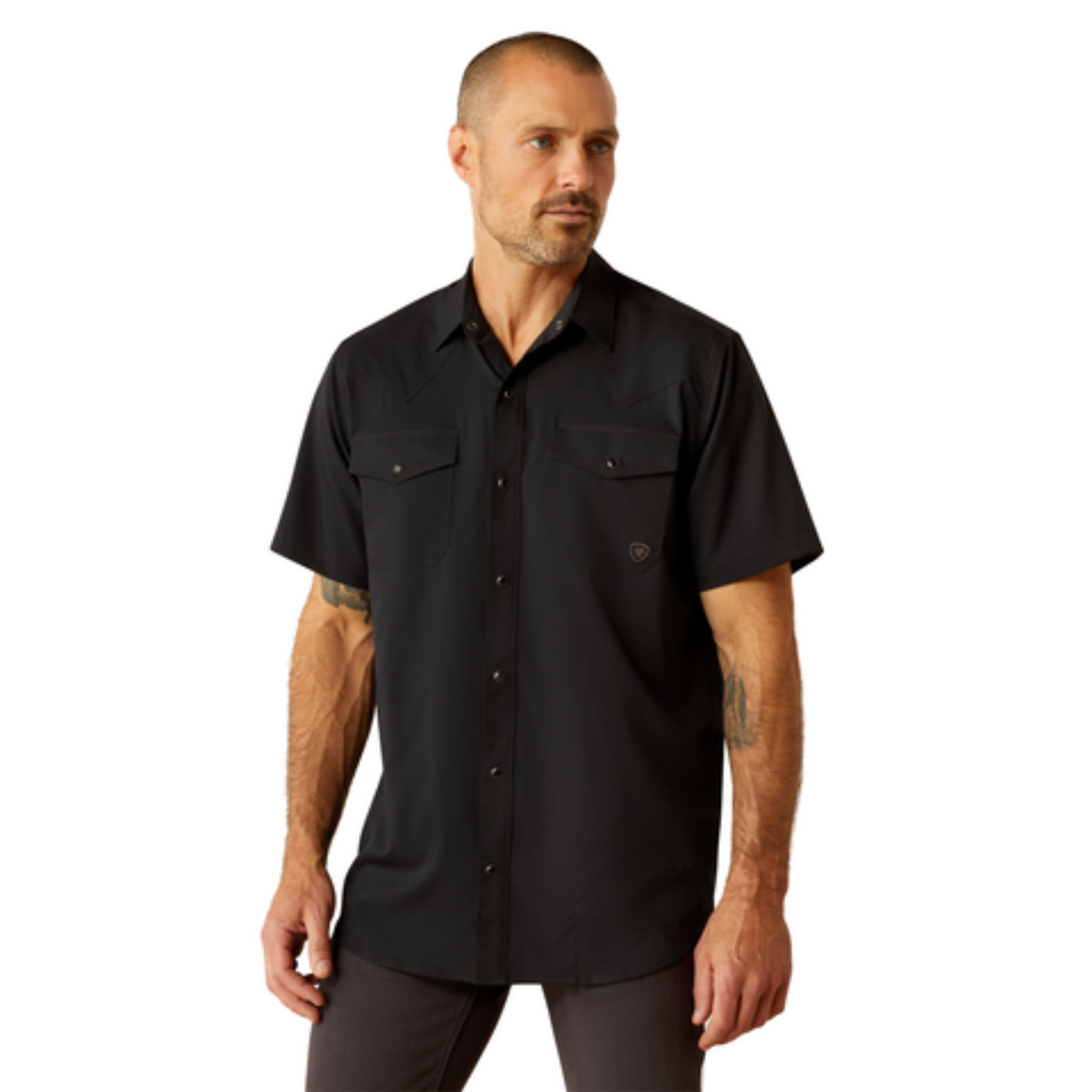 Picture of Ariat 10054477 VentTEK Western Fitted Shirt