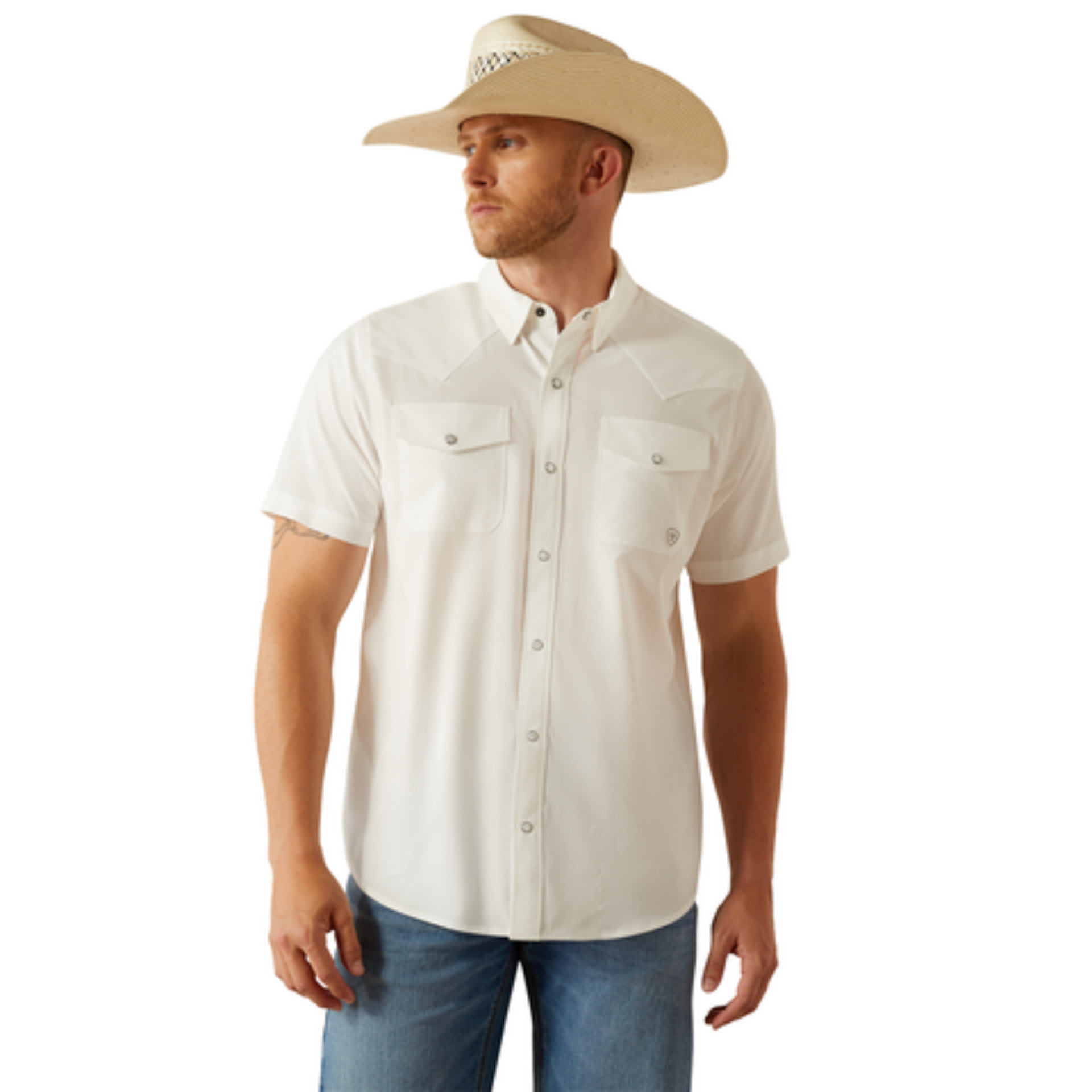 Picture of Ariat 10054478 VentTEK Western Fitted Shirt
