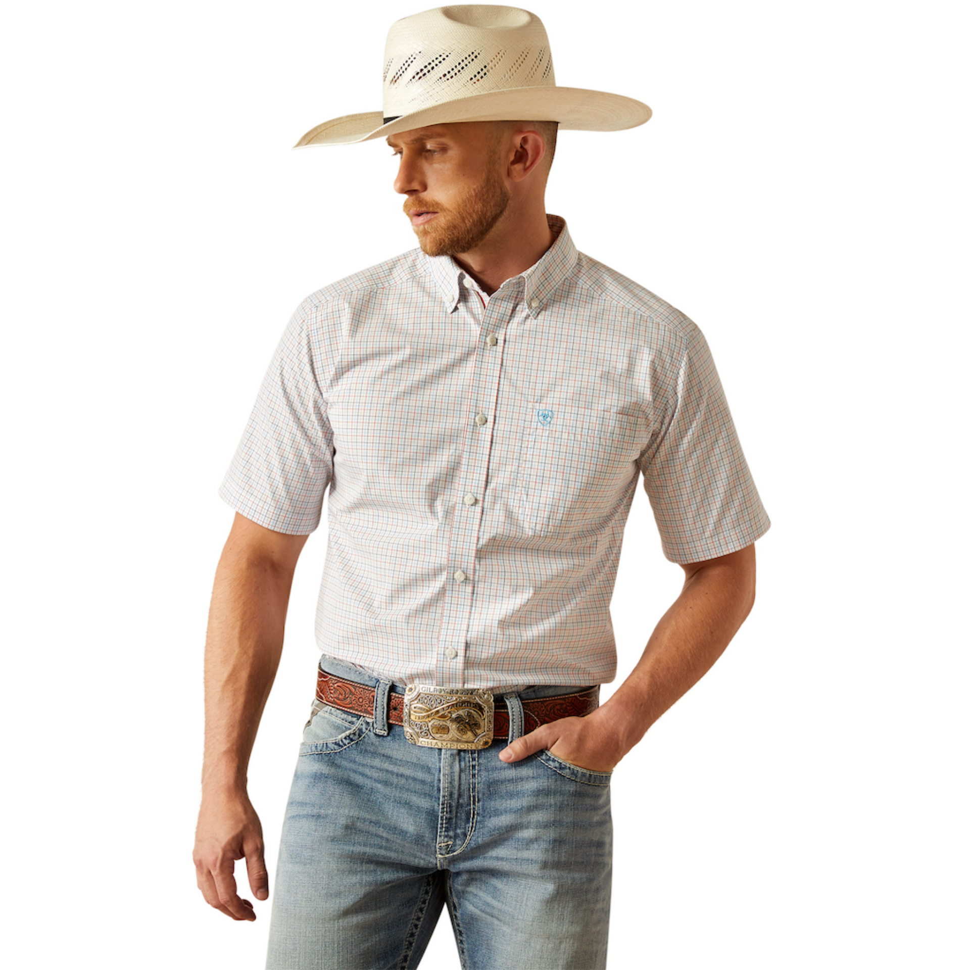 Picture of Ariat 10058944 Pro Series Simon Classic Fit Shirt