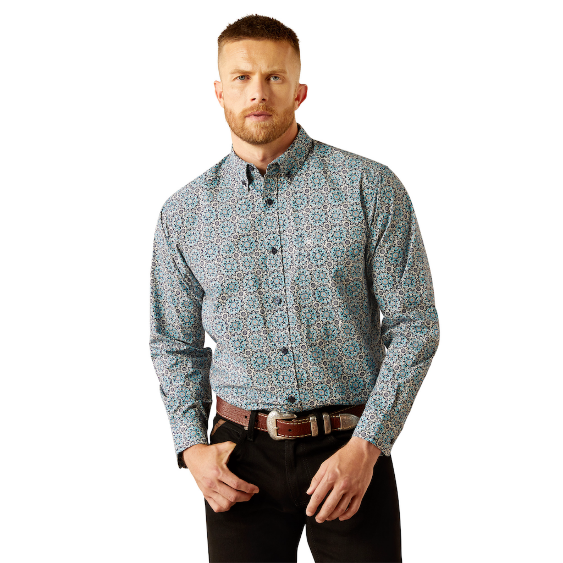 Picture of Ariat 10058967 Santiago Classic Fit Shirt