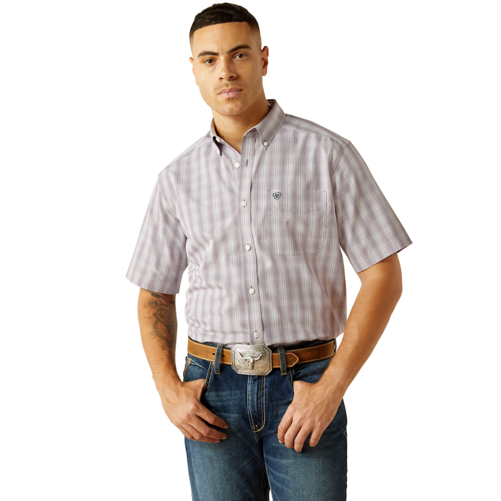 Picture of Ariat 10059005 Wrinkle Free Roy Classic Fit Shirt