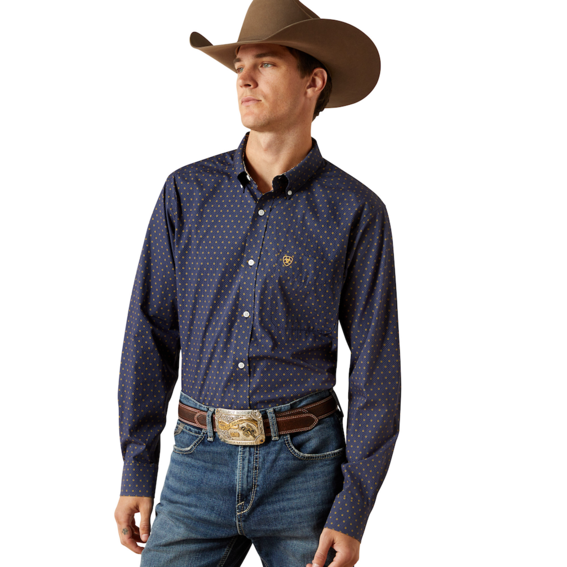 Picture of Ariat 10062199 Wrinkle Free Daven Fitted Shirt