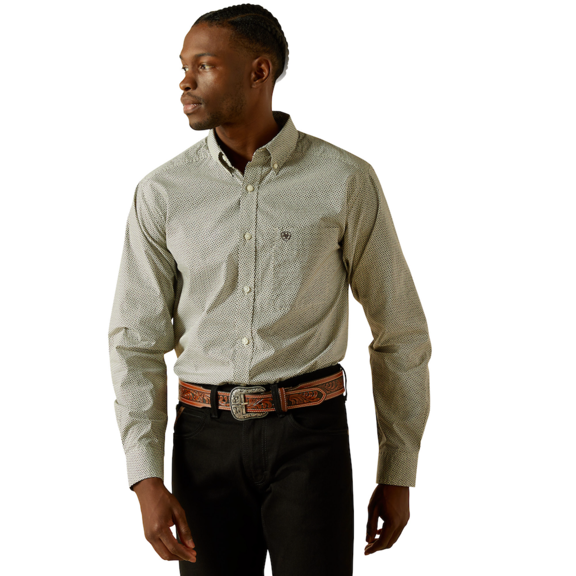 Picture of Ariat 10062205 Brendon Fitted Shirt