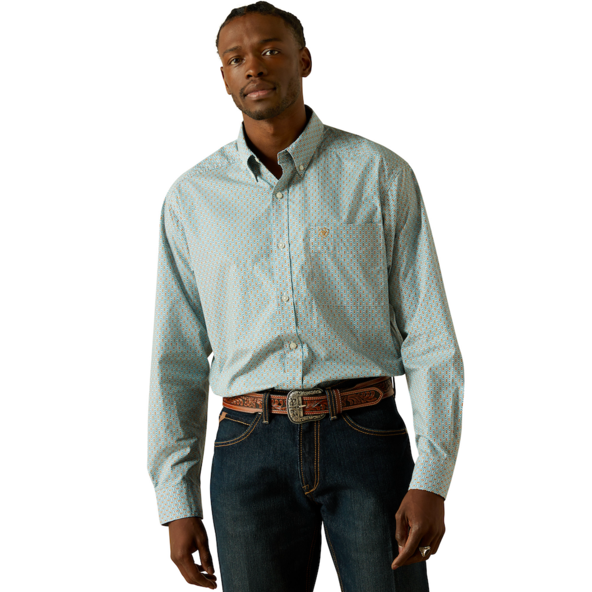 Picture of Ariat 10062206 Banner Classic Fit Shirt
