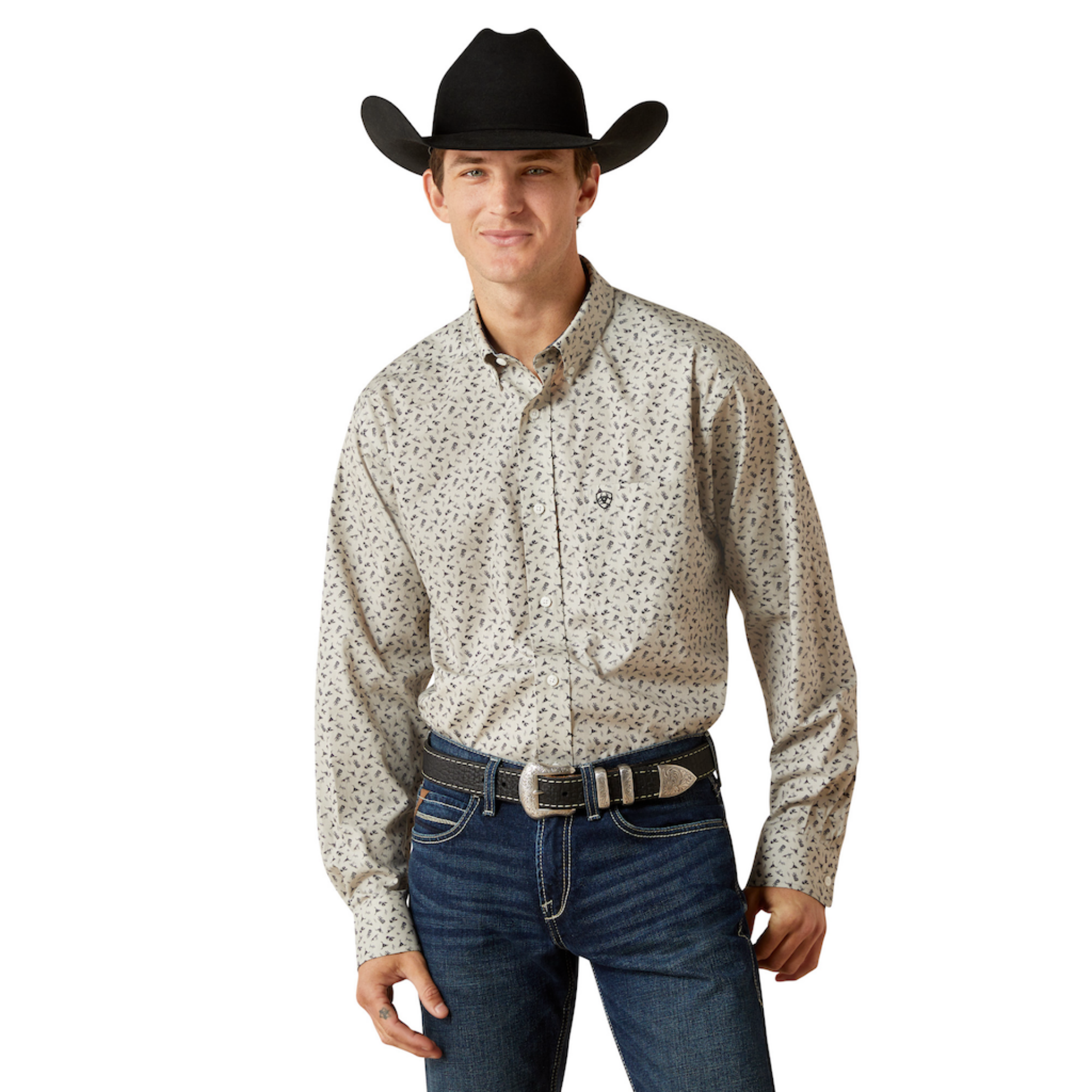 Picture of Ariat 10062227 Wrinkle Free Charles Classic Fit Shirt