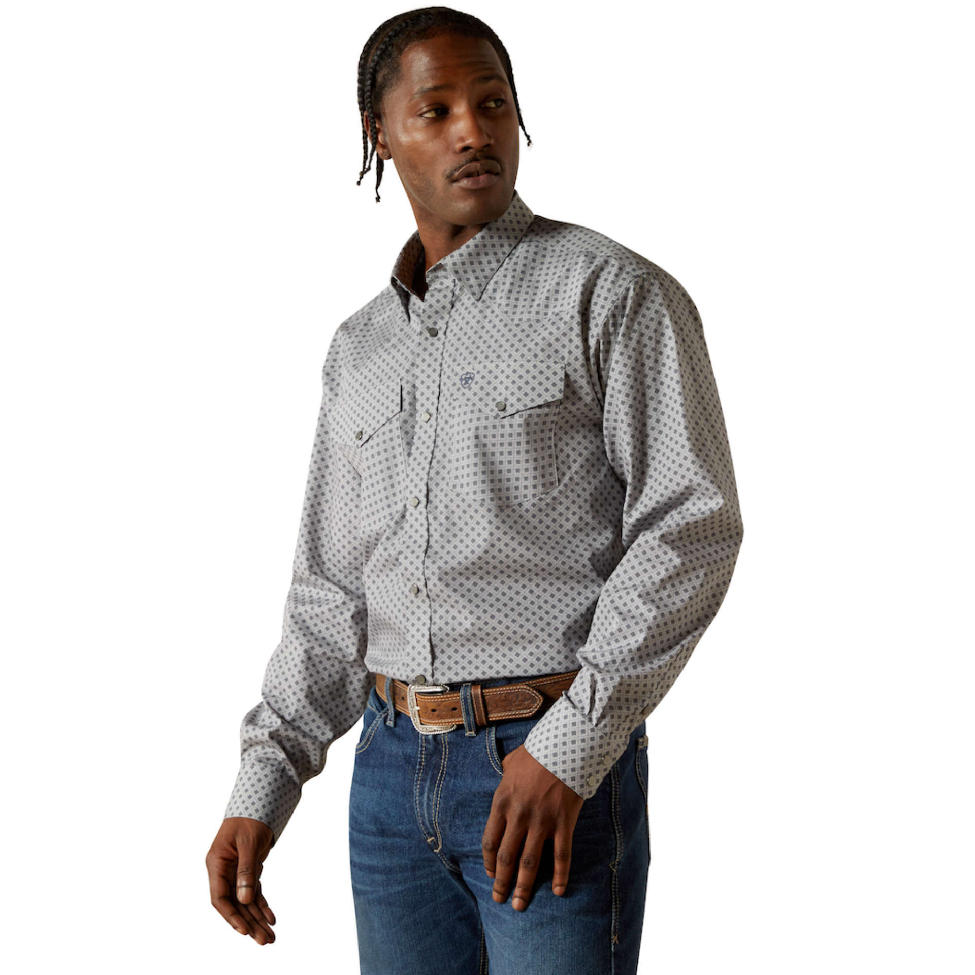 Picture of Ariat 10062354 Wrinkle Free Edward Classic Fit Shirt
