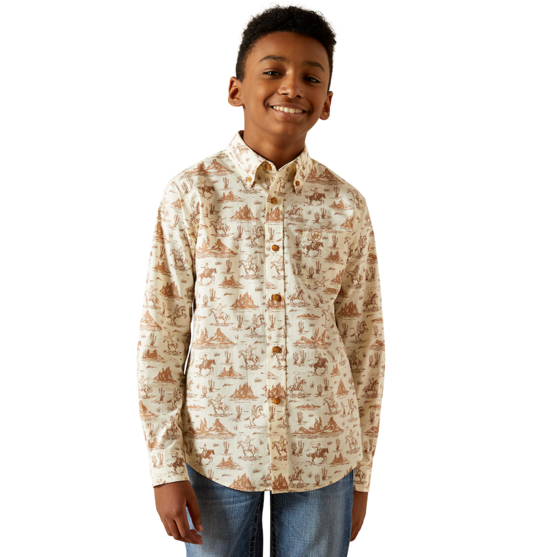 Picture of Ariat 10062392 Saint Classic Fit Shirt