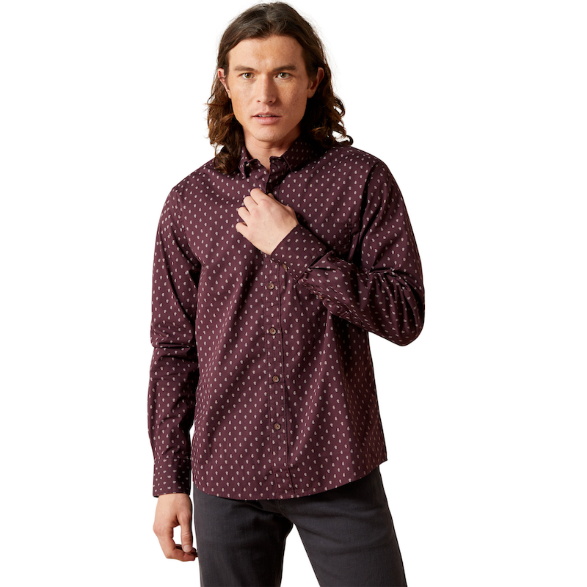 Picture of Ariat 10065766 Maximus Modern Fit Shirt