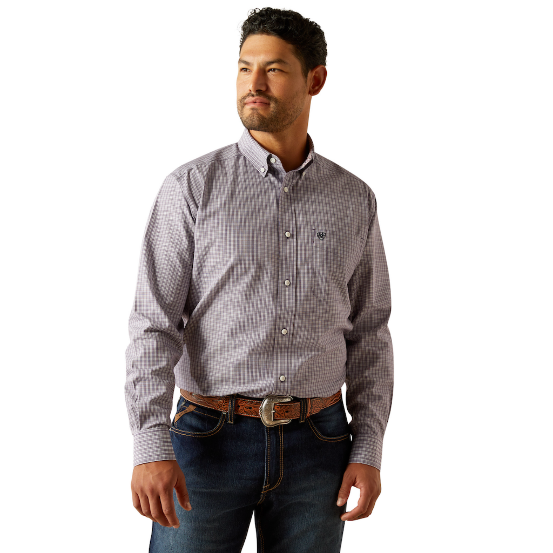 Picture of Ariat 10058745 Wrinkle Free Roger Classic Fit Shirt