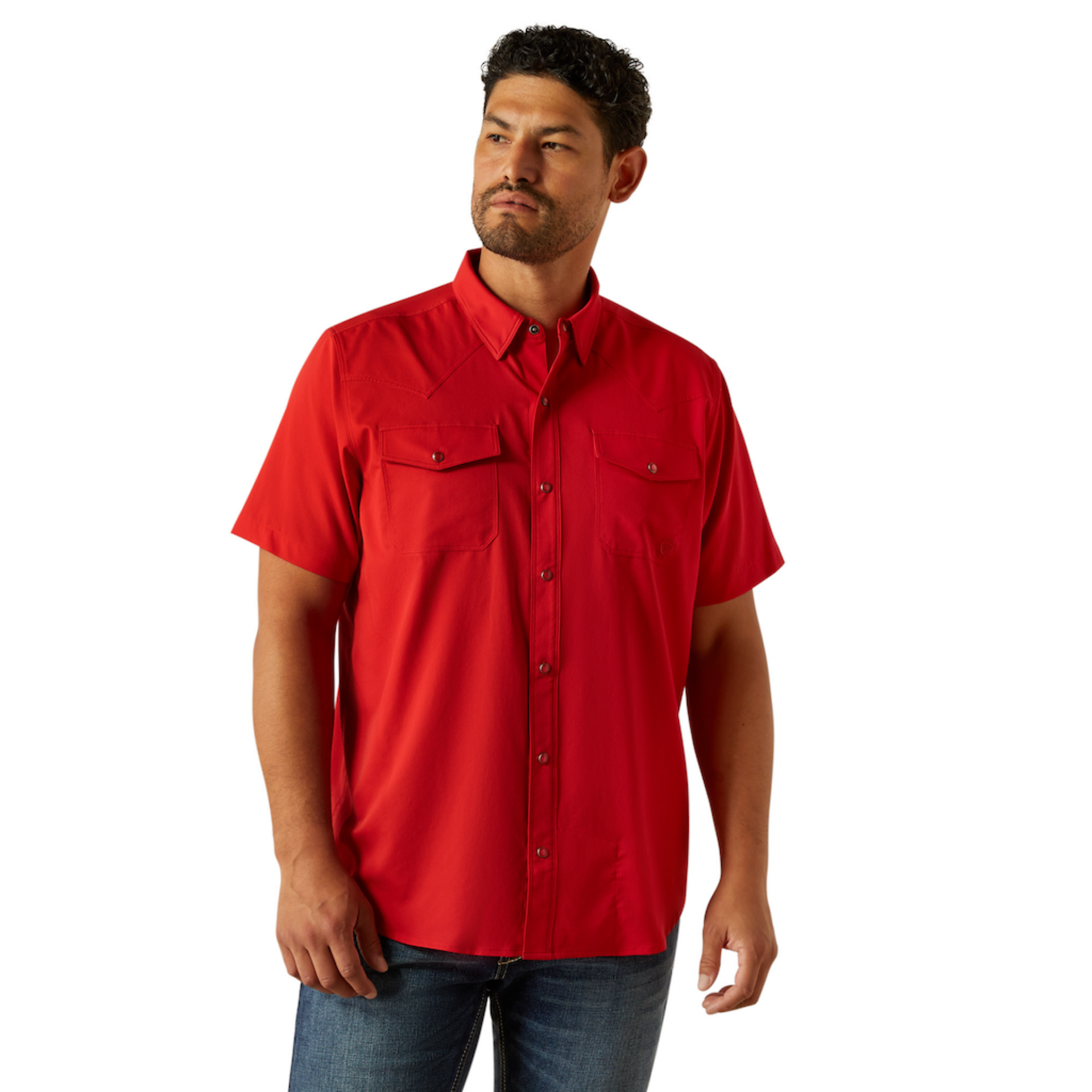 Picture of Ariat 10058824 VentTEK Western Fitted Shirt