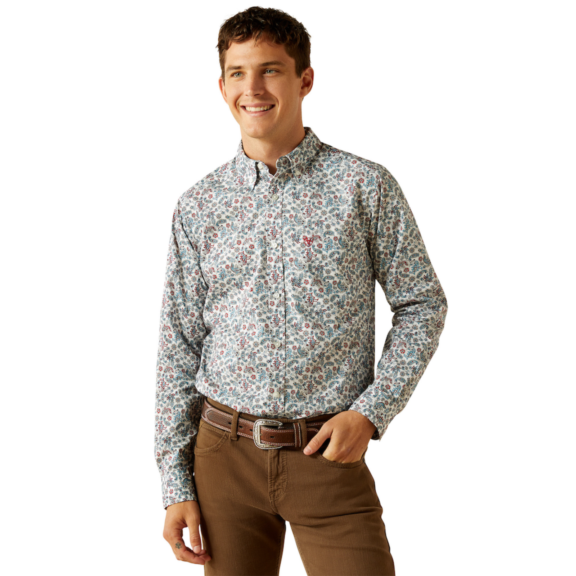 Picture of Ariat 10058996 Stiles Fitted Shirt